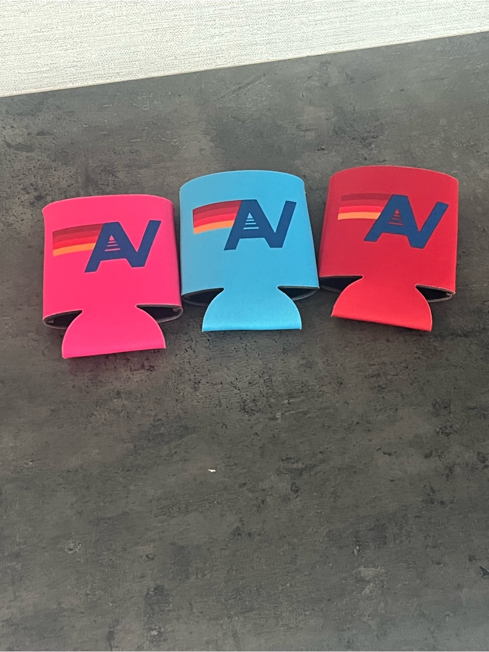 Aviator nation Neoprene 3 koozies -limited edition Palm tree music festival.new